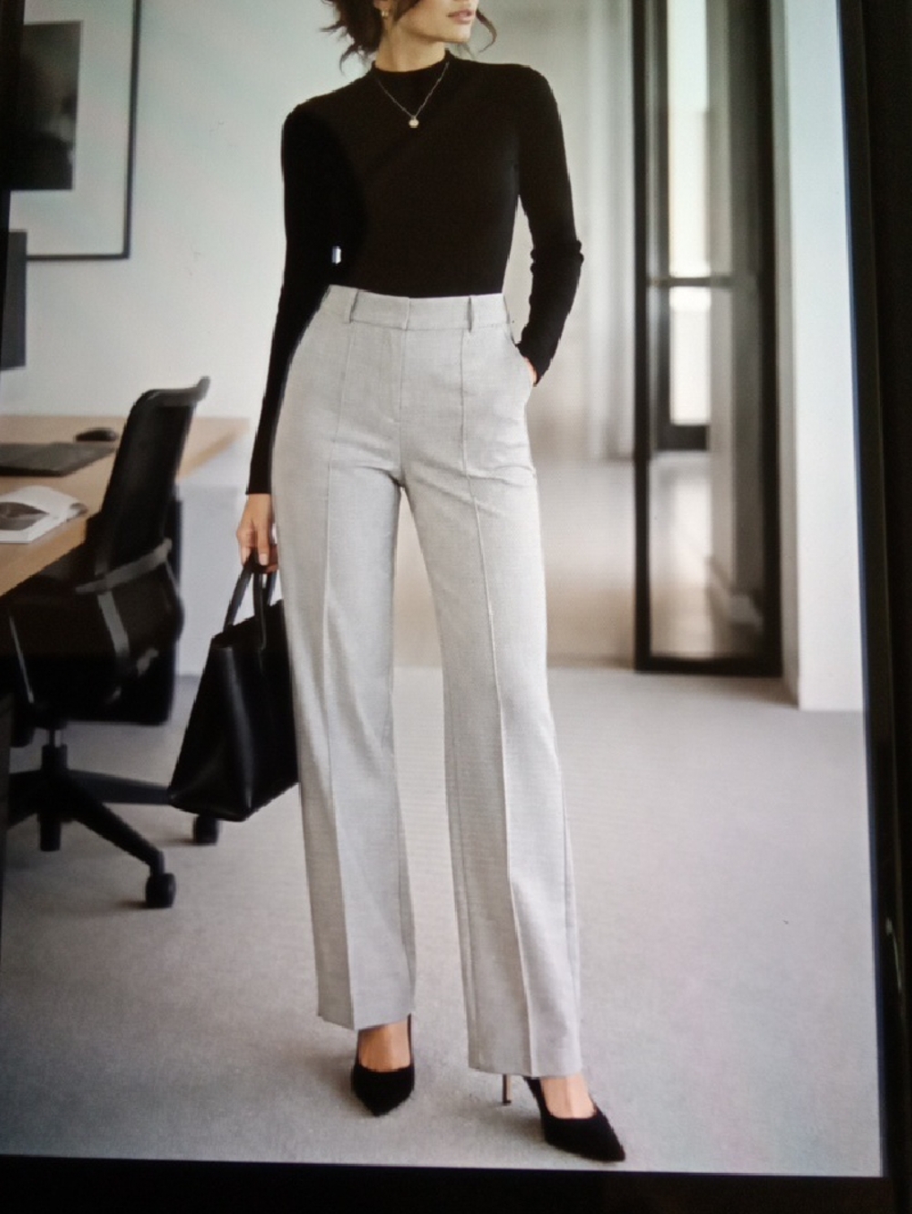 J. Crew Career Viscose Blend Straight Leg Trousers Carreman Designed In Paris 4